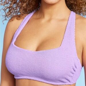 NWT Shade & Shore Lilac Knit Bralette